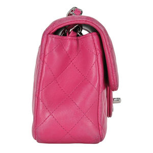 Chanel Shoulder Flap Leather Pink Matelasse Chain Single